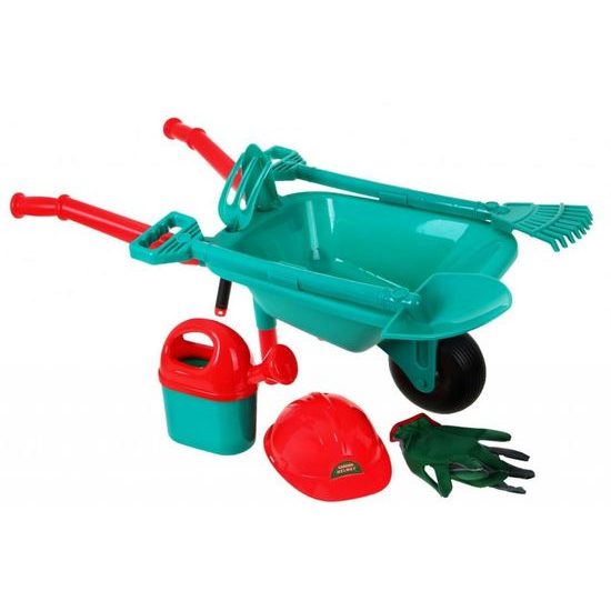 Majlo Toys sestava Malý zahradník s kolečky 18 součástí