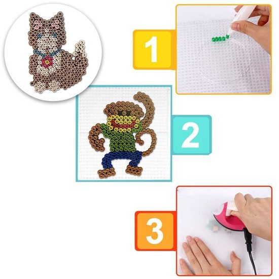 Korálky na žehlenie Zvieratká 2000 kusov