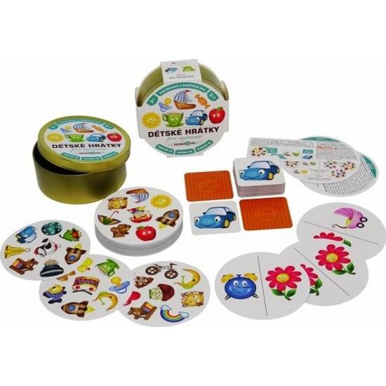 Dětské hrátky pro nejmenší 3v1 - společenská hra