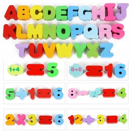 Doris sada dřevěných korálků Wooden Jewelry 106 kusů