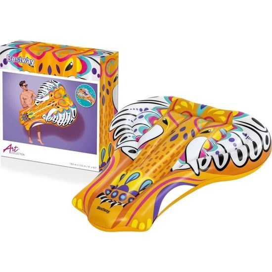 Nafukovací matrace 183 x 153 cm Bestway, žlutá