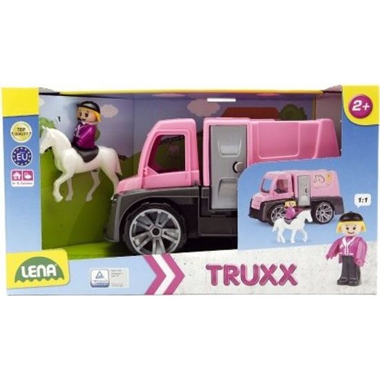 Auto Truxx přeprava koní s figurkami