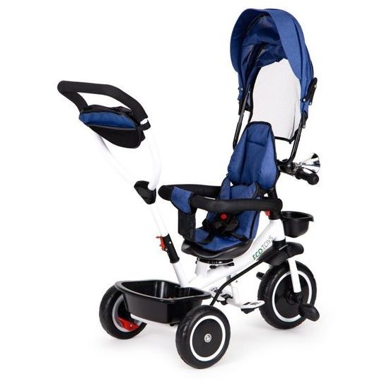 Ecotoys dětská tříkolka s otočným sedadlem S360 modrá