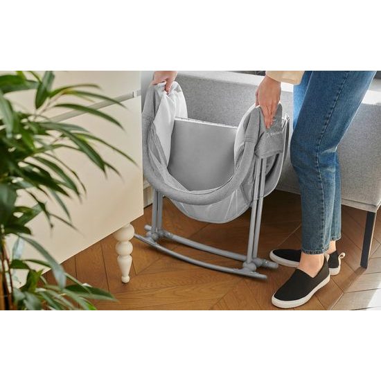 Kolébka Kinderkraft Lovi šedá