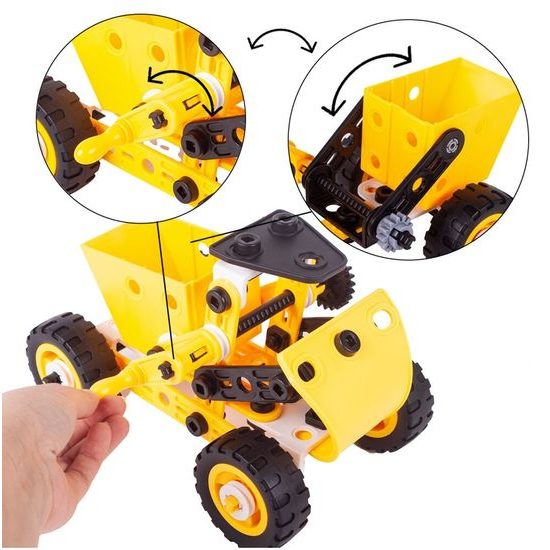 Konstrukční stavebnice 8v1 Build Play 100 dílků