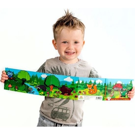 Knížka Leporelo - Moje první lesní zvířátka