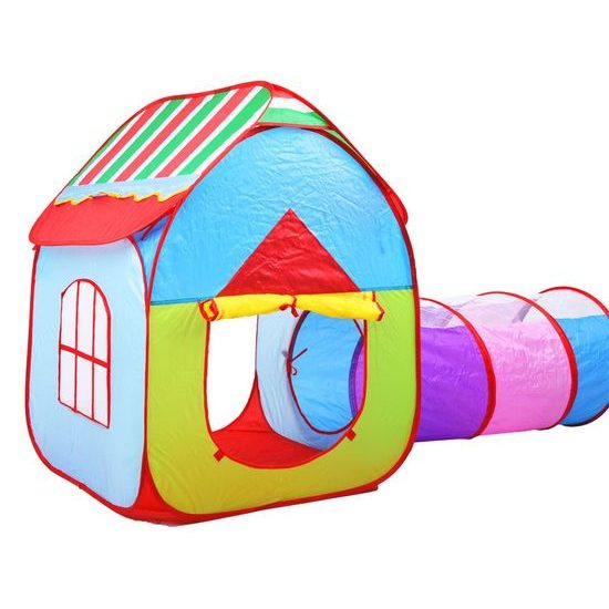 Majlo Toys dětský stan 3v1 s tunelem Play Tent
