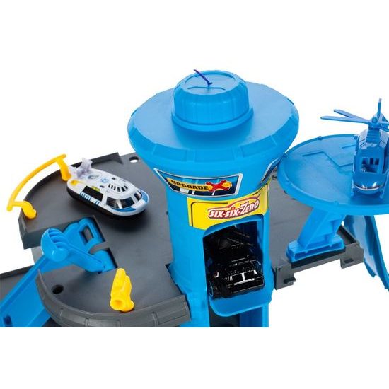 Policejní centrum s dráhou, autíčky a helikoptérou Police Station