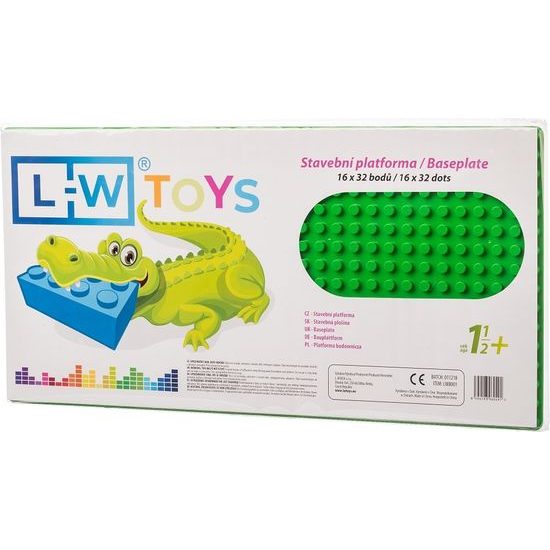 LWToys Podložka na stavění 25,5 x 51 cm