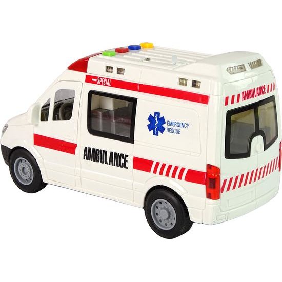 Ambulance s třecím pohonem na baterky