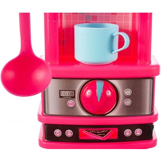 Majlo Toys dětská kuchyňka se světlem a zvuky Kids Chef růžová