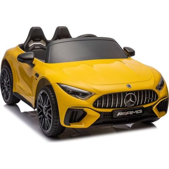 Elektrické autíčko Mercedes AMG SL63 žluté