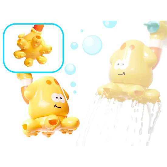 Delfínek s krabem a kolovrátkem pro děti do vany Tubs Dolphin