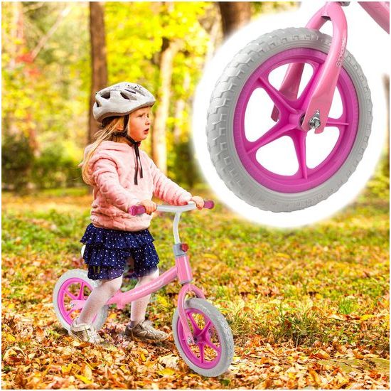 SMONTOVÁNO Dětské odrážedlo Trevis 12" růžové