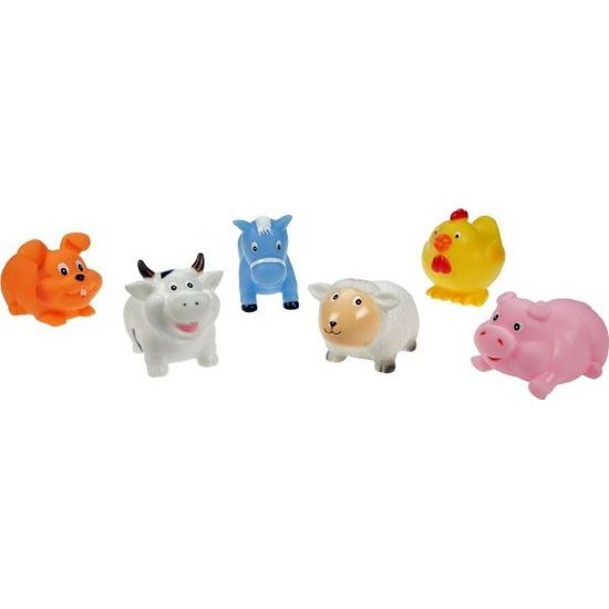 Zvířátka stříkací - Veselá farma - mix 6 druhů