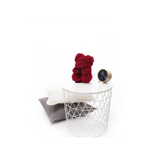 Medvídek z růží bordo Rose Bear 25 cm
