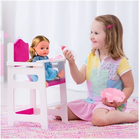 Interaktivní mluvící panenka s příslušenstvím Lucky Doll 33 cm