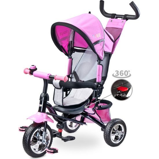 Dětská tříkolka Timmy růžová