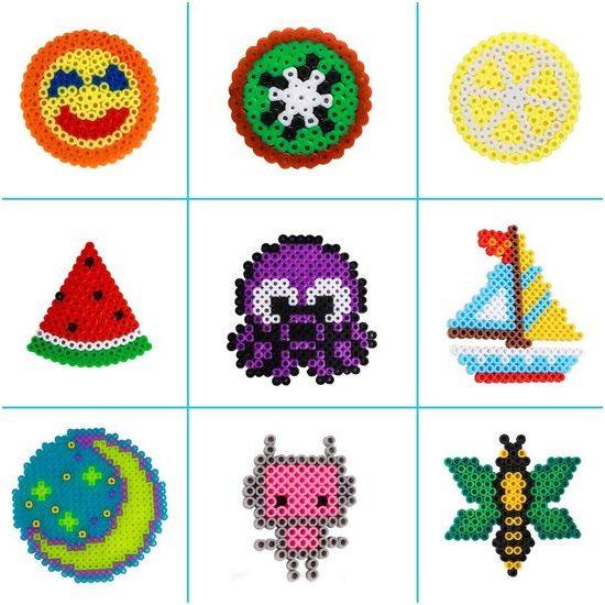 Náhradné korálky na žehlenie Iron Beads 8000 kusov priemer 0,5 cm