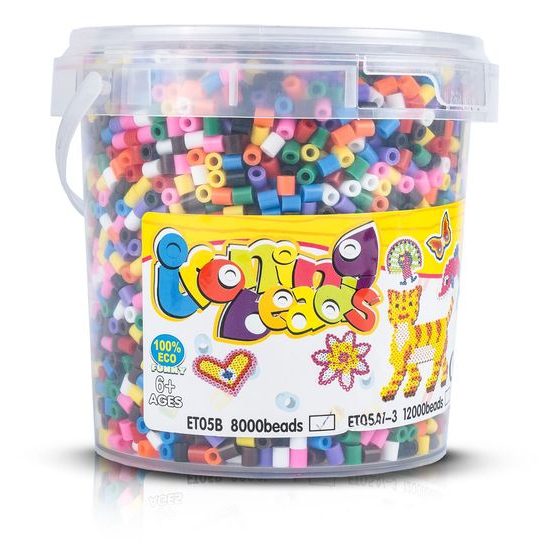 Náhradné korálky na žehlenie Iron Beads 8000 kusov priemer 0,5 cm