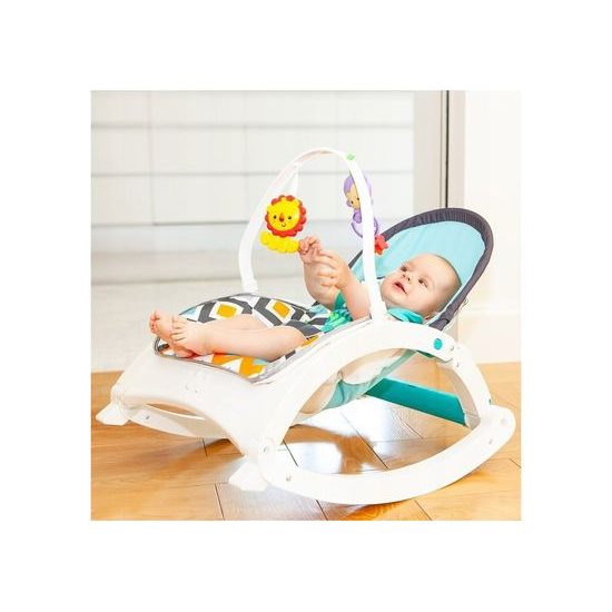 Ecotoys kojenecké lehátko 3v1 s vibracemi a hudbou Animal 8