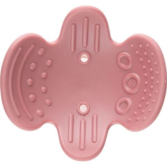 Canpol Babies Senzorické chrastítko s kousátkem, růžové