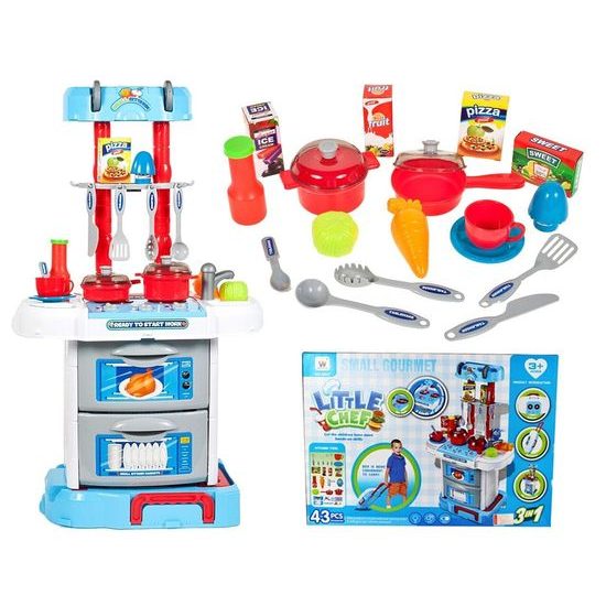 Detská skladacia kuchynka so zvukmi a svetlom Small Gourmet