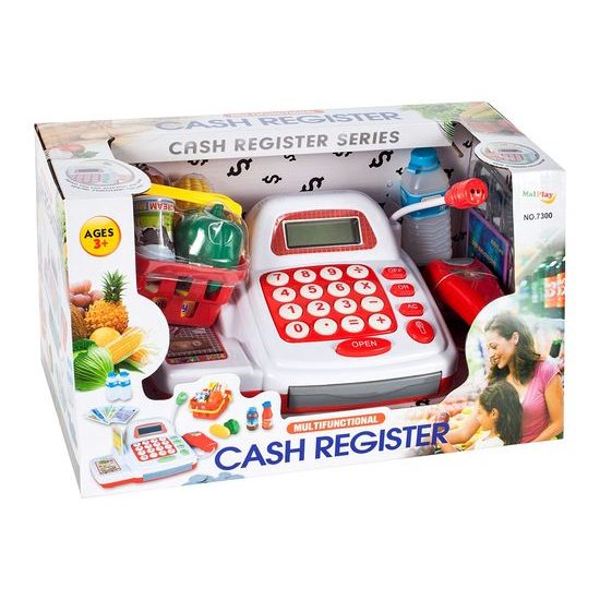 Dětská elektronická pokladna s LED displejem Happy Cash