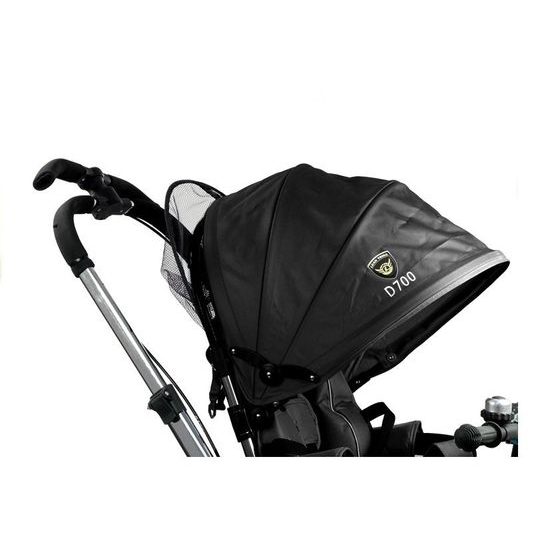 ROZBALENO Majlo Toys oboustranná tříkolka s nafukovacími koly PRO700 černá