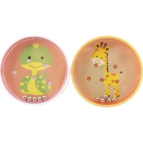 Hlavolam s kuličkami - zvířátka - mix 8 druhů