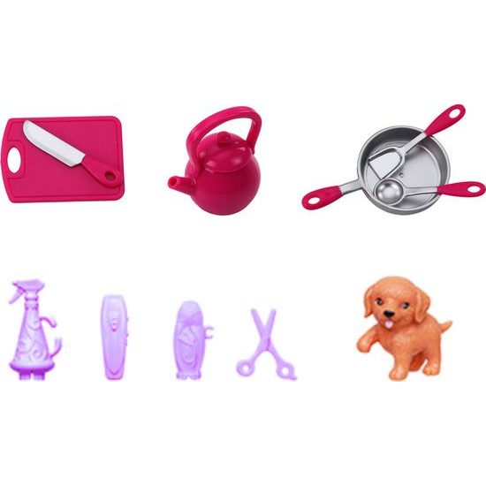 Panenka Anlily 4v1- doktorka, kadeřnice, kuchařka a pečovatelka zvířat