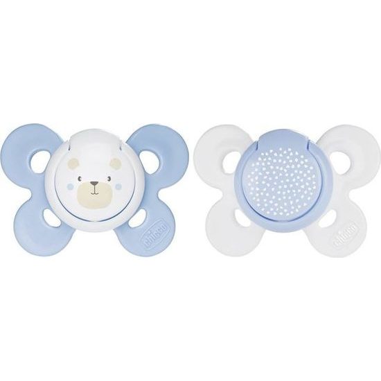 CHICCO Dudlík celosilikonový Physio Comfort 0-6m 1ks chlapec