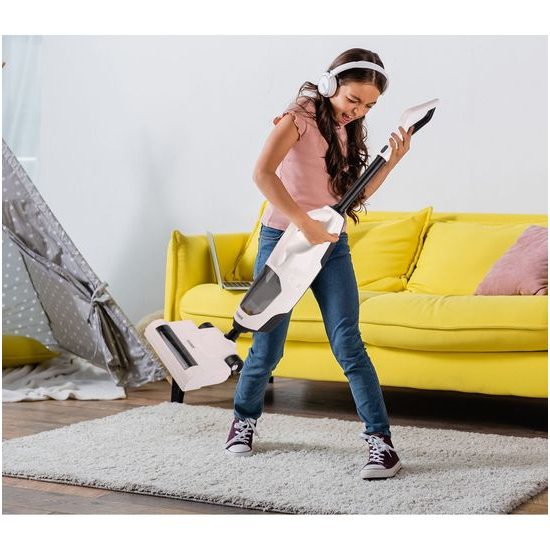 Dětský tyčový vysavač na baterie 2v1 Wet Dry