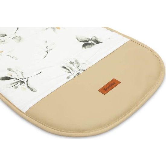 Oboustranná podložka do kočárku Sensillo Velvet - olivy