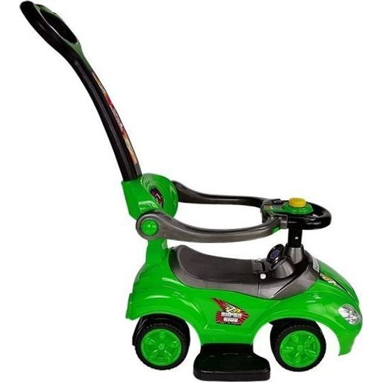 Odrážedlo s posunovačem 3V1 zelené