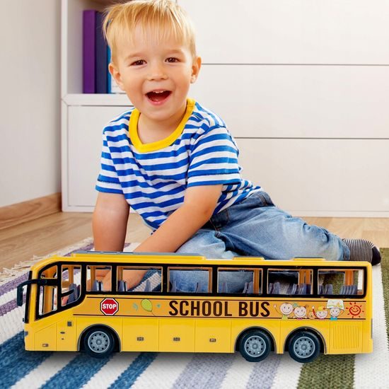 Autobus na dálkové ovládání School Bus 1:30
