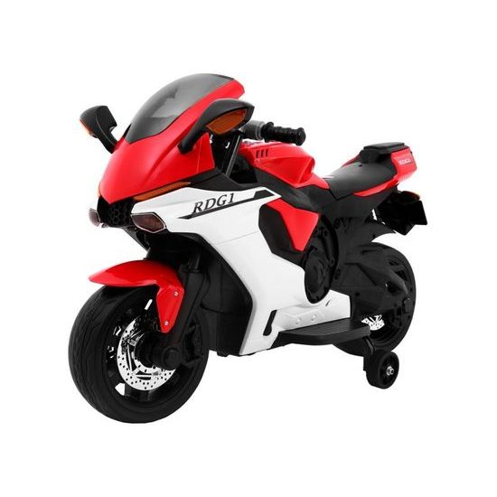Dětská elektrická motorka Superbike červená