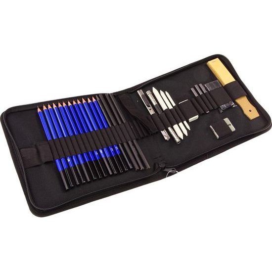 Umělecká sada pro skicové kreslení - 32 ks