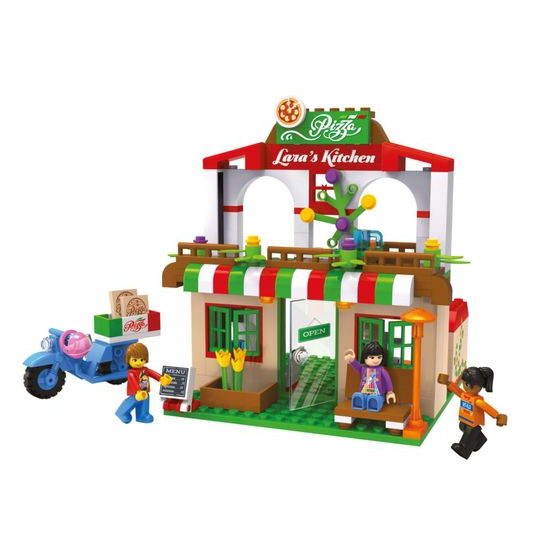 Blocki MyGirls stavebnice pizzerie Lara 263 dílků