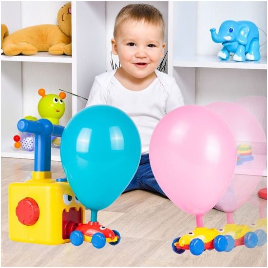 Odpalovač autíček s nafukovacími balónky Balloon Car