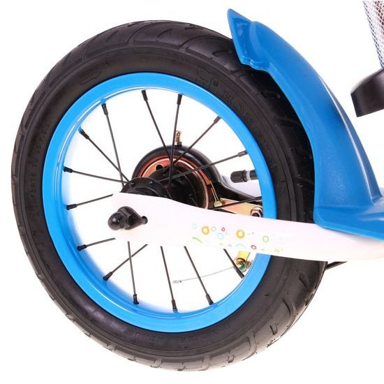 Dětské odrážedlo s nafukovacími koly 12" Balancer modré