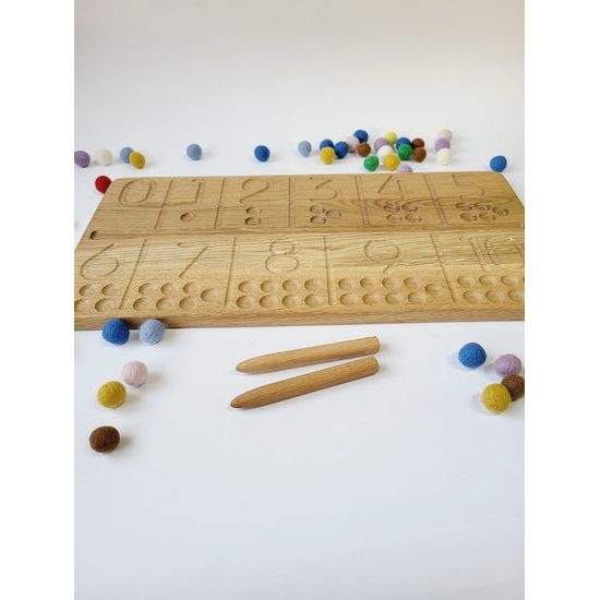 Deska XL - sled čísel 1-10