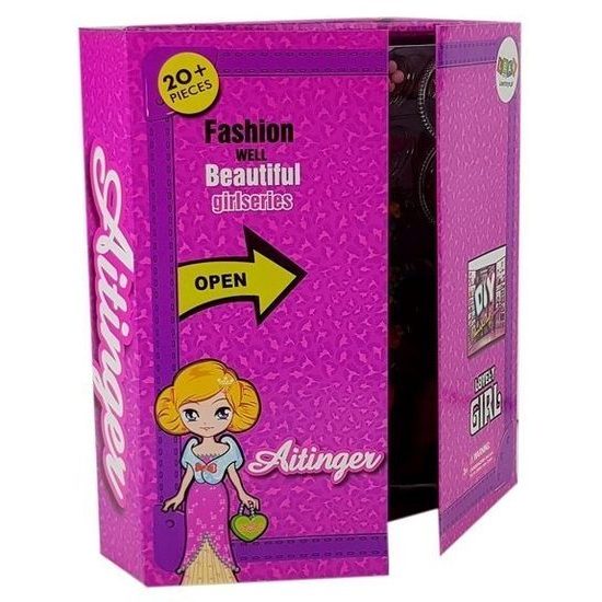 Panenka se šatníkem a doplňky Fashion Wardrobe - 20 součástí