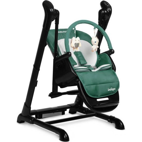 Kojenecké houpací křeslo Indigo black green