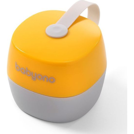 BabyOno Pouzdro na dudlík Natural Nursing - žluté