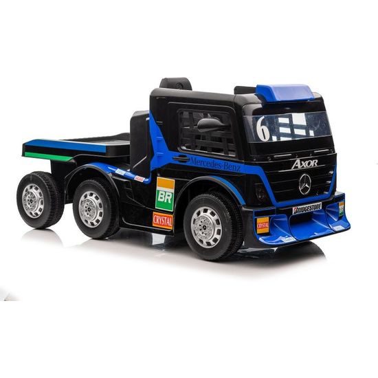 Elektrické auto Mercedes XMX622B Navy Blue LCD + návěs