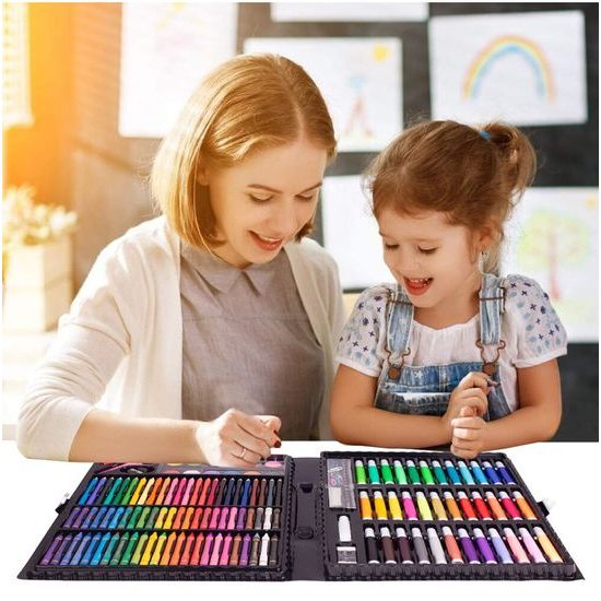 Sada na kreslení a malování Art Set 150 součástí