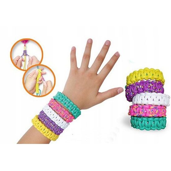 Doris kreativní sada na výrobu provázkových náramků Fashion Bracelets