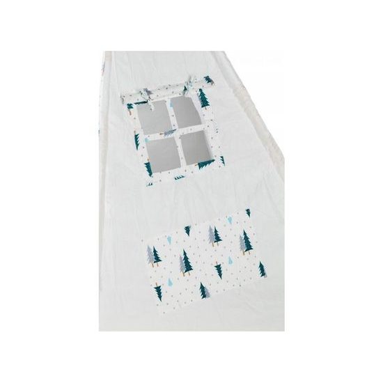 Ecotoys detský indiánsky stan teepee nebeský les