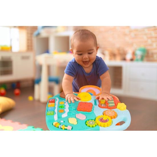 Haunger chodítko 2v1 s hracím stolečkem a košíkovou Active Table - zelené